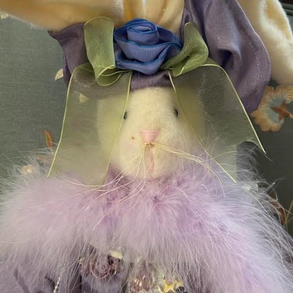 Unique One of a Kind Hand Made Rabbit Collectible Doll - Picture 1 of 7